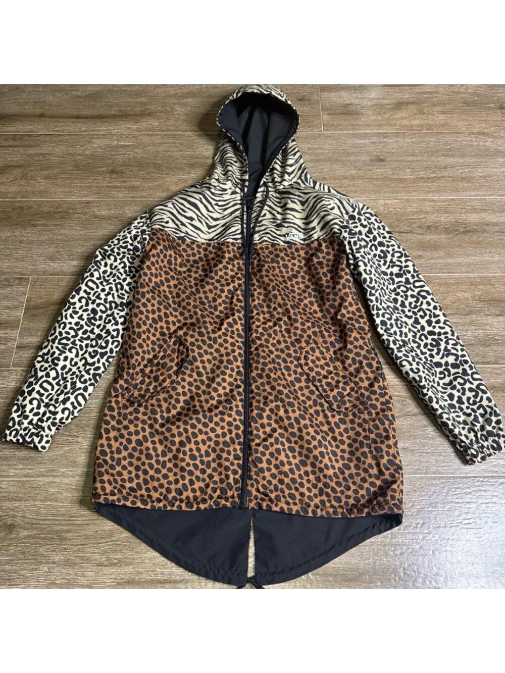 Vans Mercy Reversible Parka Animal Print Jacket Women’s Coat